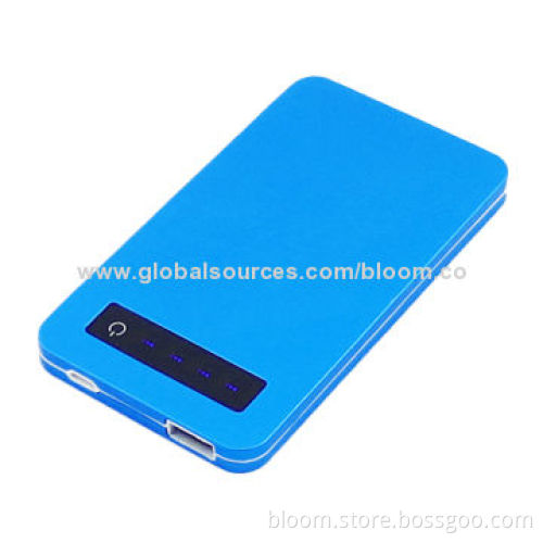 5,000mAh Ultra-thin Lithium-ion Polymer Mobile Phone Charger for iPhone/iPod, Smartphones